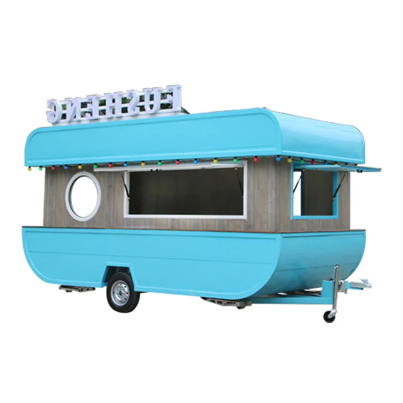 

Mobile Fast Food Van Street Trucks Vending Kiosk Hotdog Trailer Catering Coffee Cart for Sale