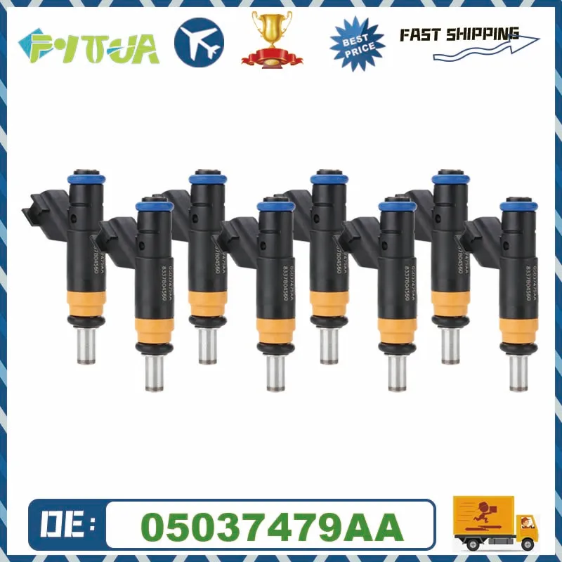 

8pcs Fuel injector 05037479AA 5037479AB for Dodge Charger 06-18 Durango 09-18 RAM 1500 2500 3500 2011-2017 5.7L