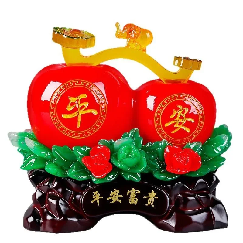 

Apple ornaments living room lucky creative decoration crafts wine cabinet partition home furnishings
