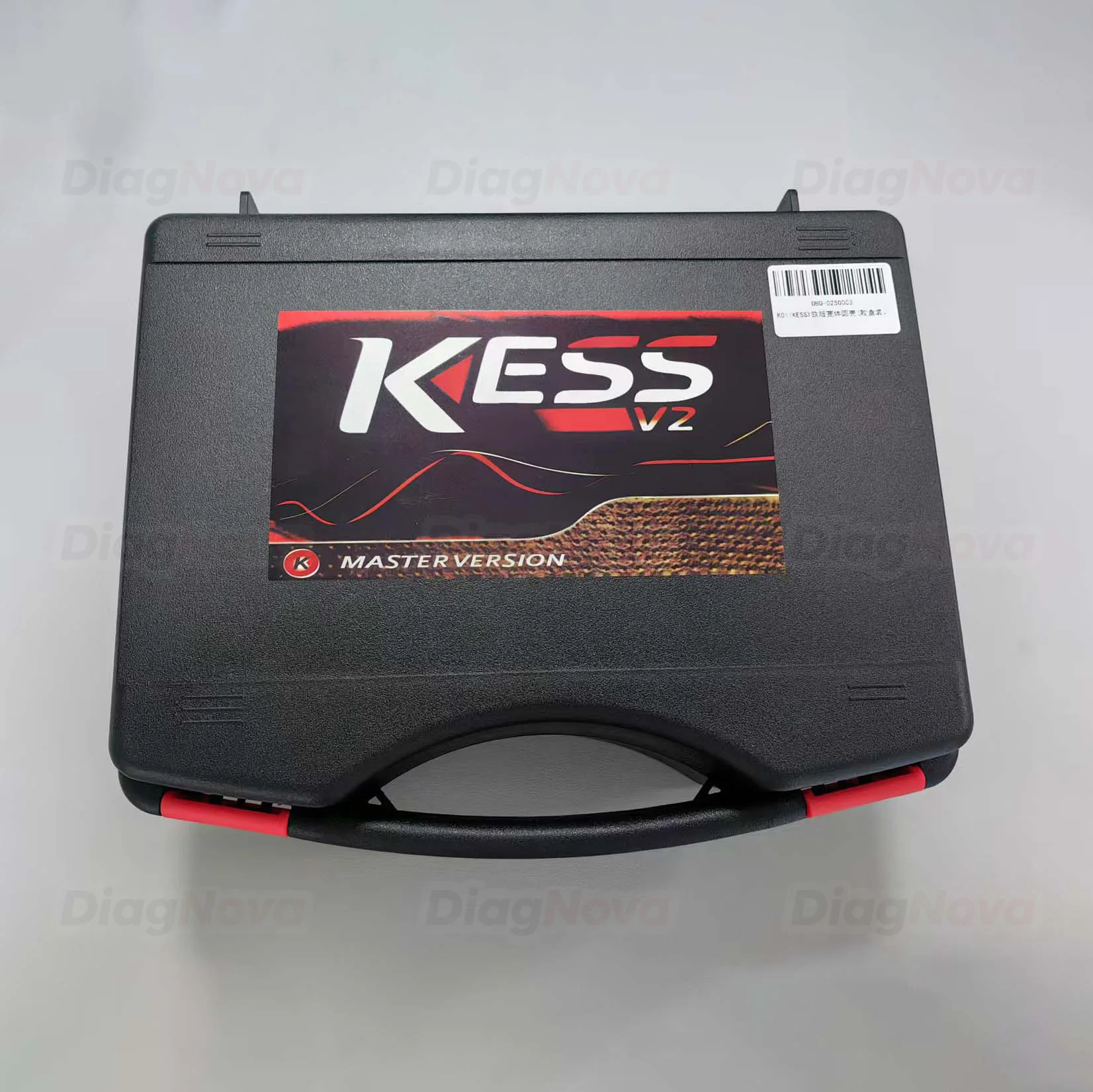 EU Red V2.8 KESS V2 V5.017 ECU Programming Device No Token Limited ECU Chip Tuning Tool With Plastic Toolbox