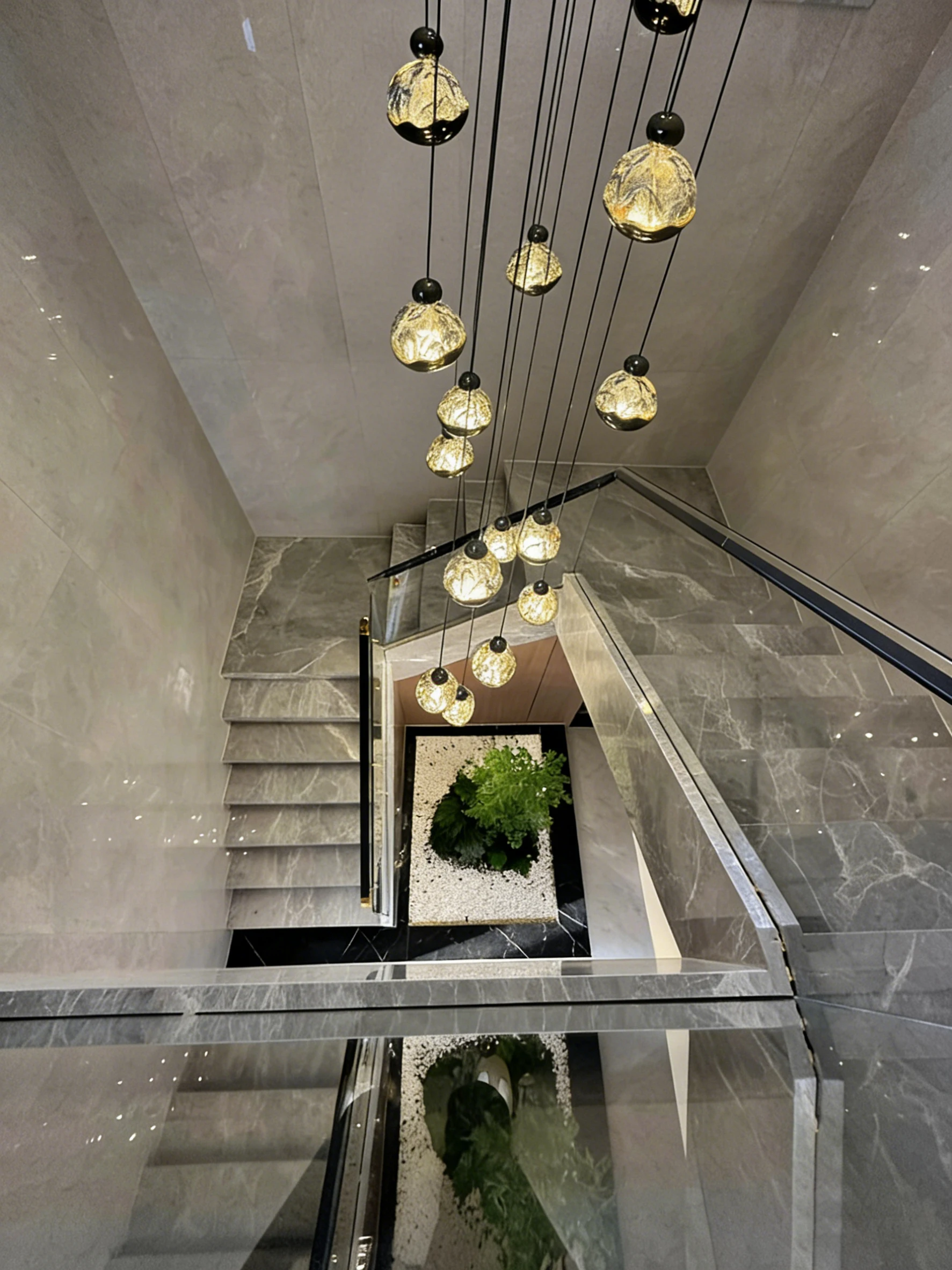 

BOSSEN Luxury Modern Chandelier 2025 Luster Acrylic Hardware Ceiling Light Dimmable Adjustable Chain for Villa Staircase