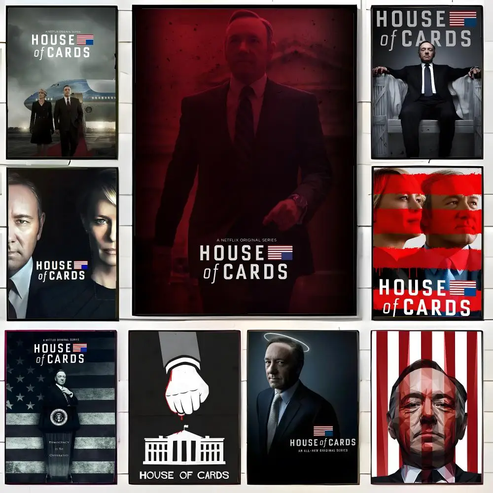 Political Series H-House of Cards Poster Wall Art Print Decorative Mural Home Decor Gift Unframed