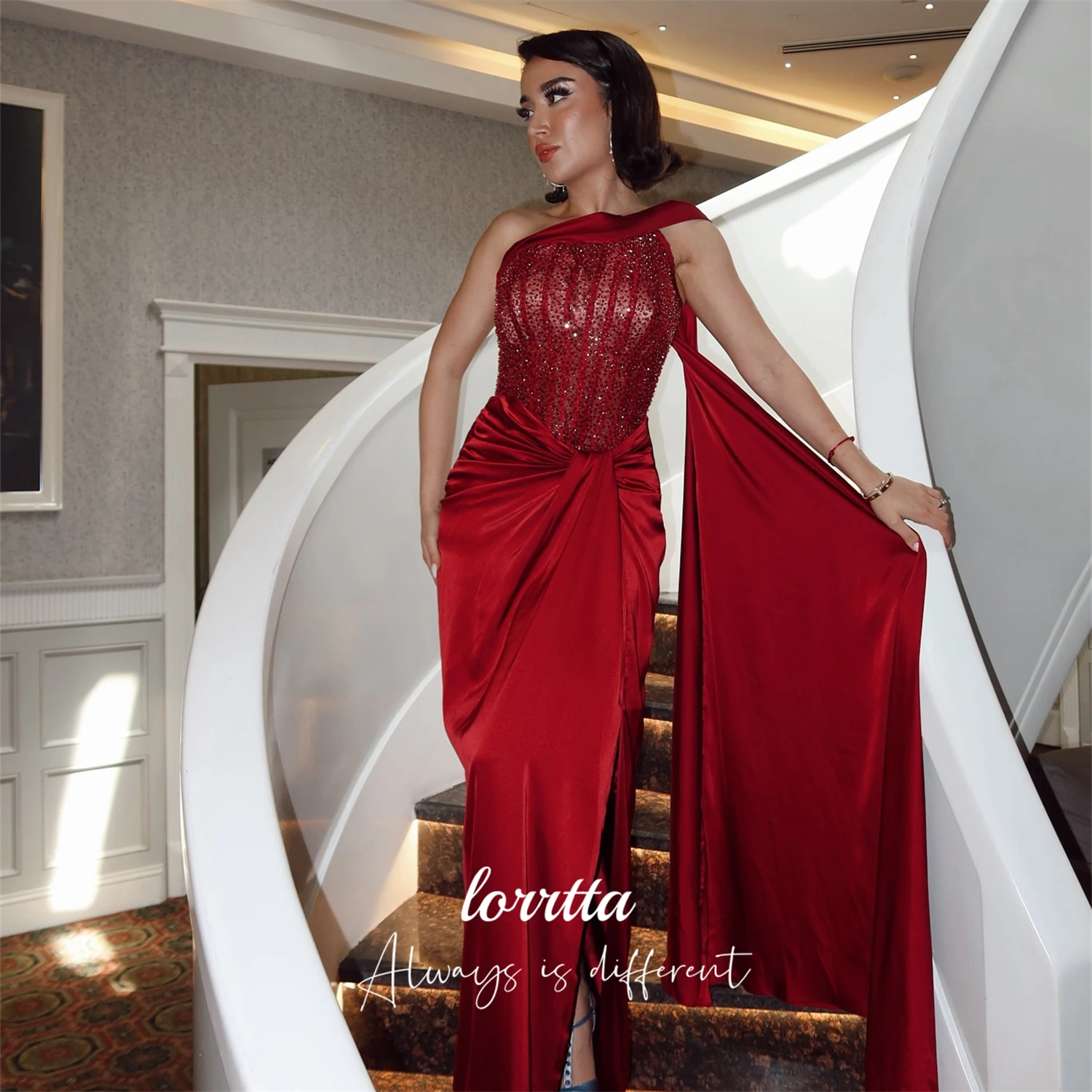 

Lorrtta Customized Cocktail Dress Evening Dresses Woman Elegant Dress for Guest Wedding Dress and Evening Special Occasion Dress
