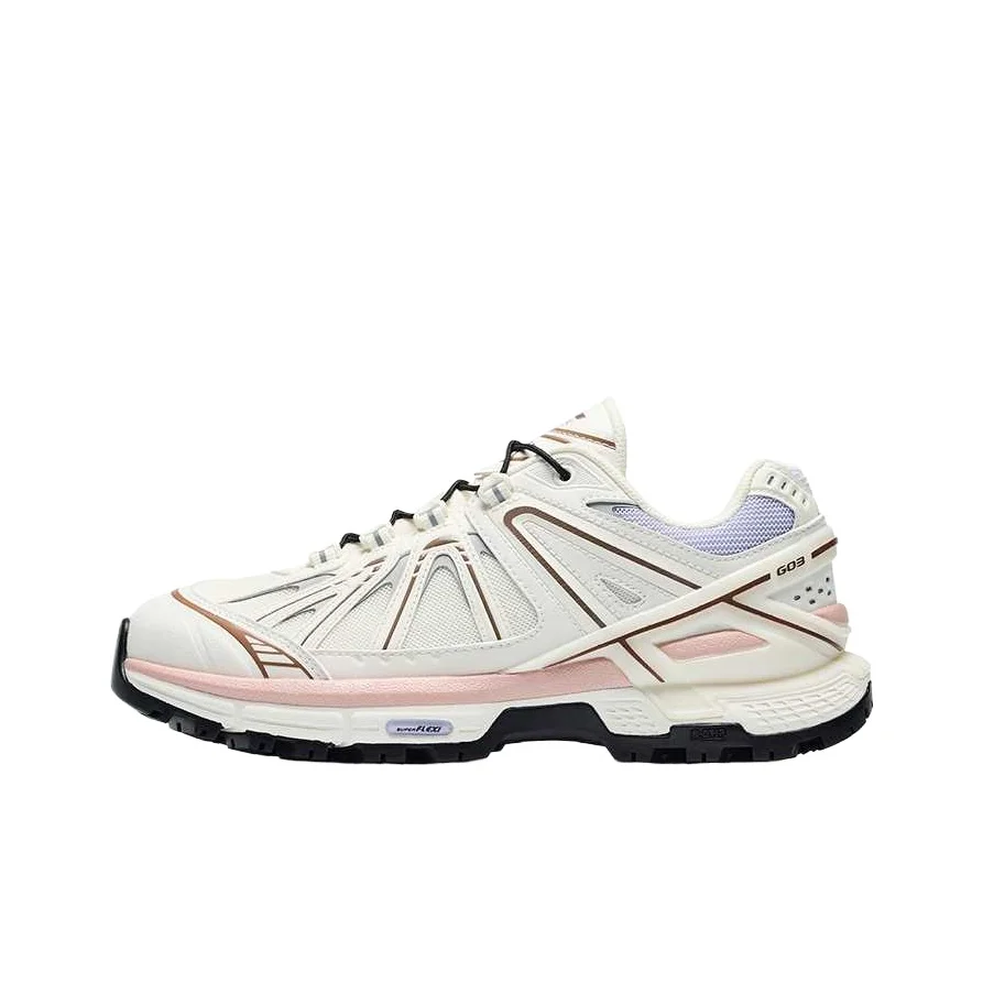 ANTA Champion G03 Casual Shoes Women's Low Top Ivory White/Mist Lavender 122638803A-3-
