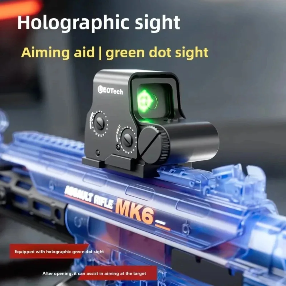 Tactical Electric Water Blaster MK6 with Red Dot Sight Automatic Firing Large Capacity Summer Beach Pool Water Fighting Game Toy view 4
