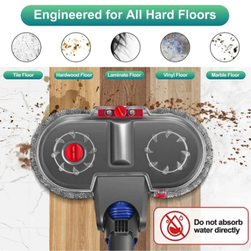 X17A 2025 NEUE-Elektrische Mopp Kopf Pinsel Mopp Für Dyson V7 V8 V10 V11 Staubsauger Ersatz Reiniger zubehör