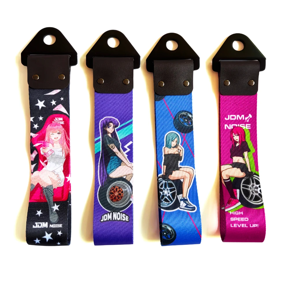 Universal Car Towing Hook Pretty Sexy Girl Trailer Strap Racing Colors Race Car Parts for Auto Tuning Accessories Men Gifts