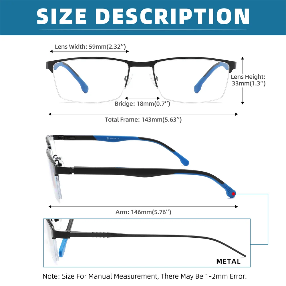 Thumbnail 3 - #65 Trending Titanium Glasses Frames Right Now