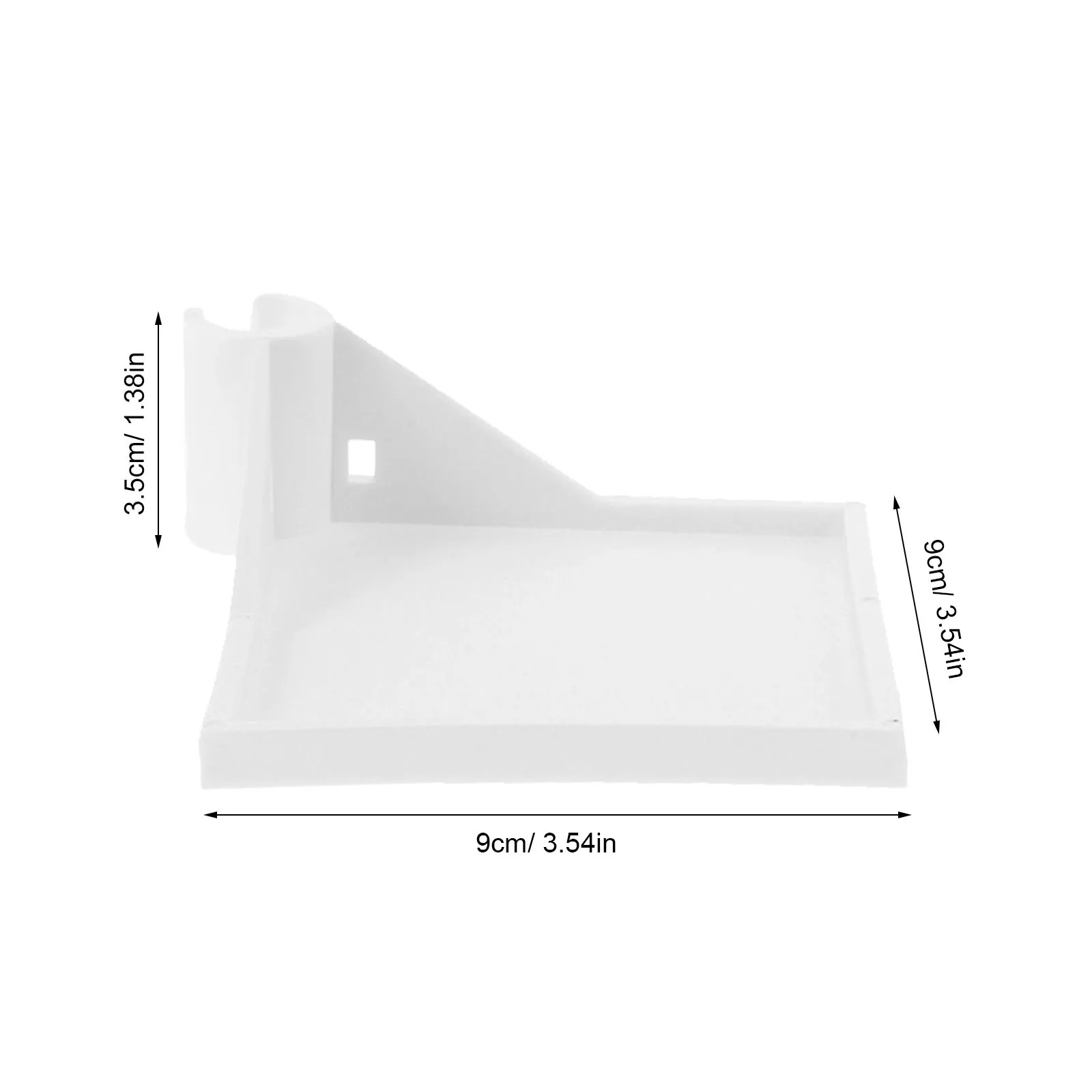 4Pcs Sturdy Grow Tent Pole Rack Clip-on Shelf for Cameras Hygrometers Grow Lights Pots Efficient Corner Storage 16Mm Pole