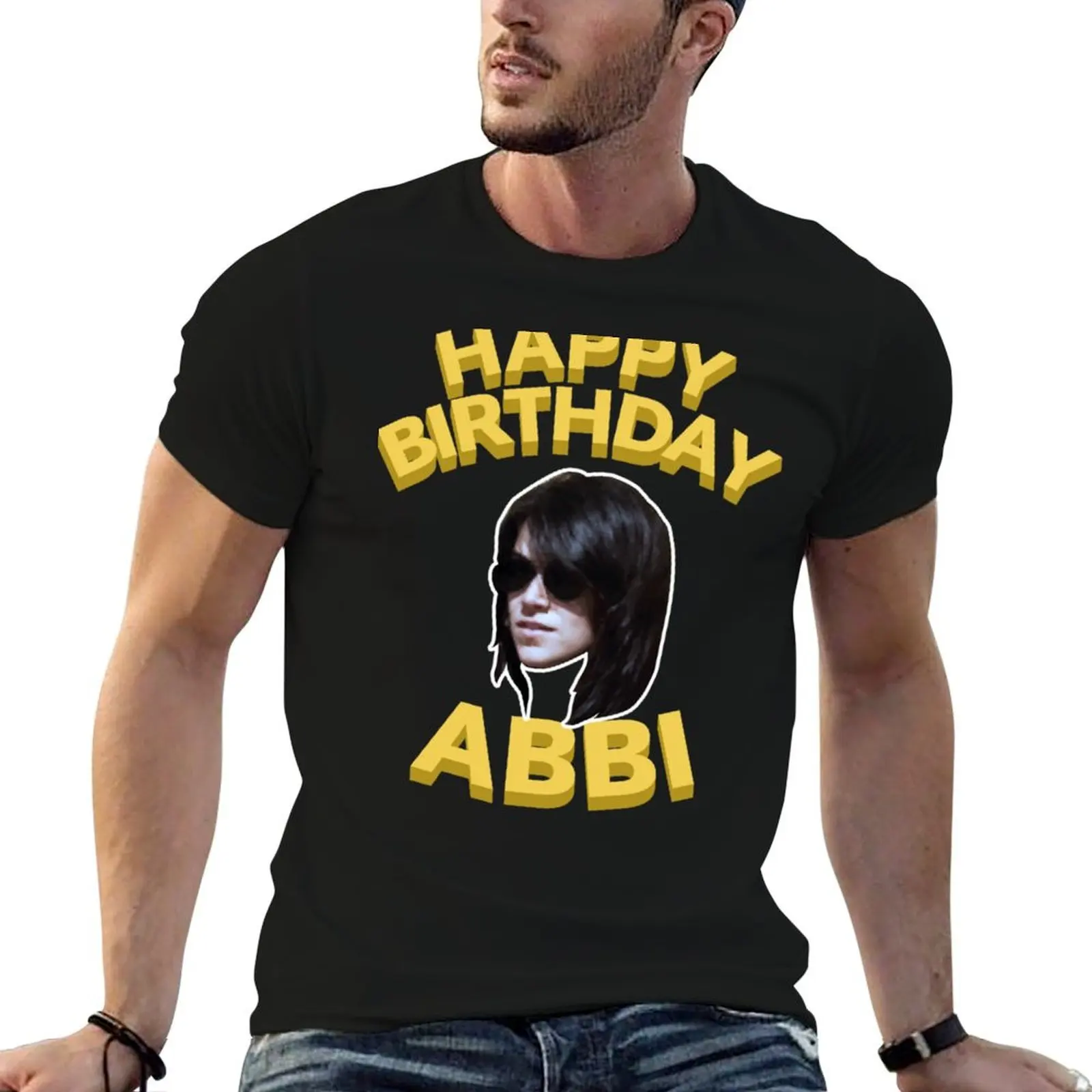 Broad City Happy Birthday Abbi T-Shirt summer top shirts graphic t shirts men