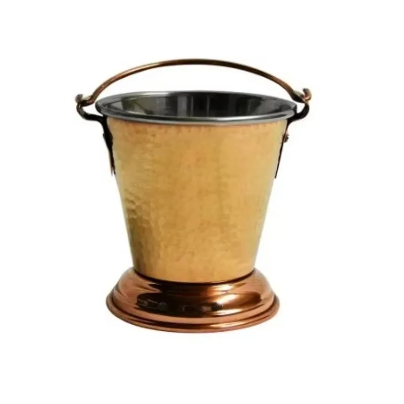 Metal copper environmental protection bucket, storing a variety of car wash supplies is very convenient!