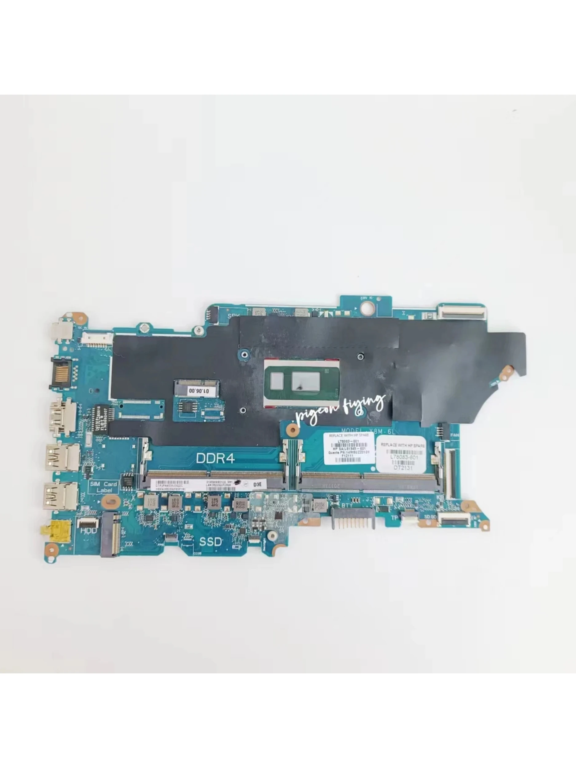 DA0X8MMB6D0 For HP ProBook 440 450 G7 Laptop Motherboard CPU: CPU:I3-10110U I5-10210U I7-10510U L78084-601 L78085-601 L78083-601