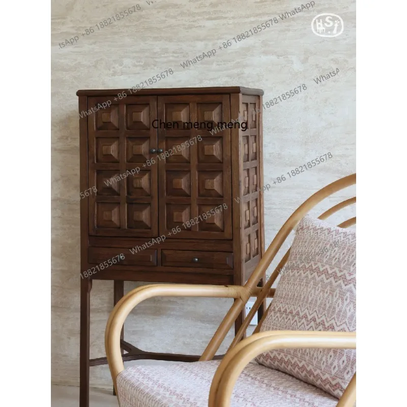

E182 Jewelry cabinet, bedroom, living room, high cabinet, antique and retro storage cabinet
