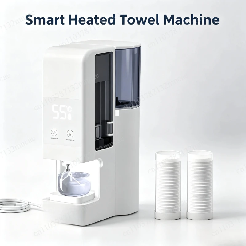 Intelligent Heating Towel Warmer, Commercial Instant Hot Compress Disposable Towel & Wet Tissue Heating Machine for Home & Salon