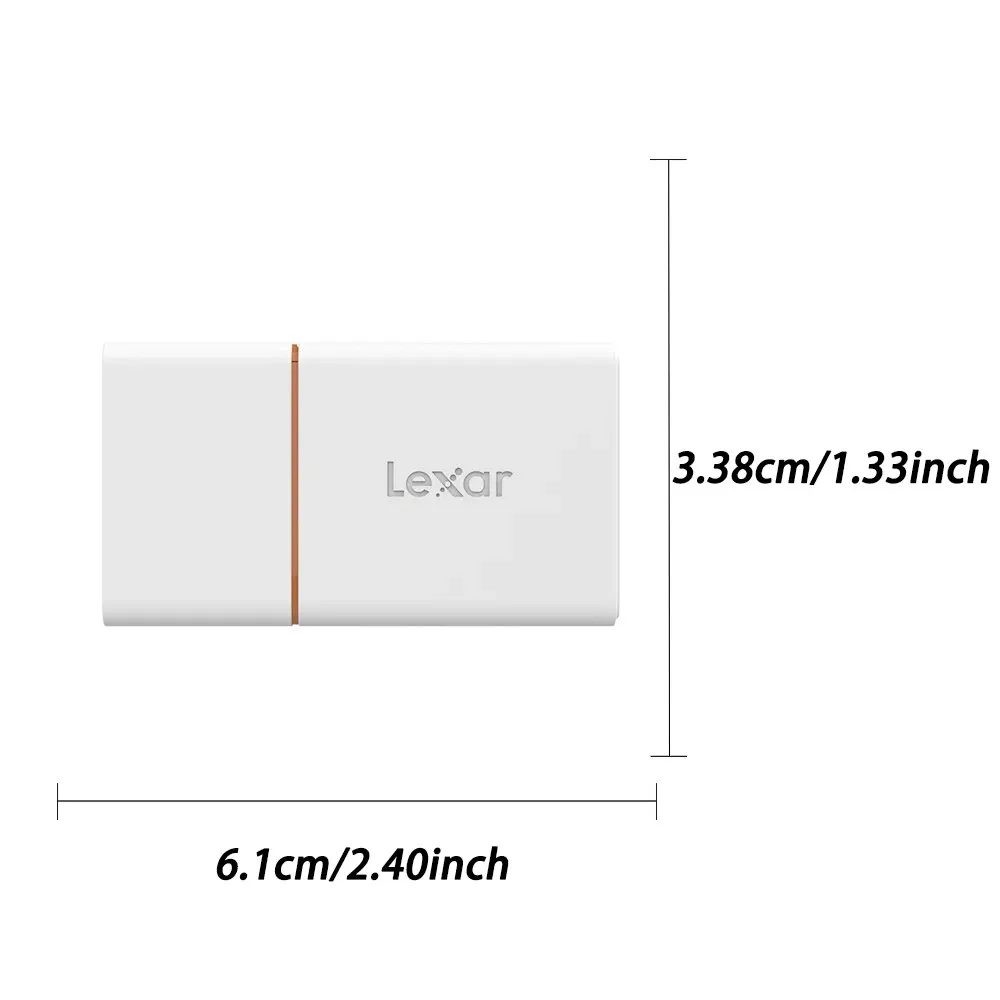 Lexar 350U TF NM Card Reader 3.1 USB Interface with Micro SD TF NM Card Slot to USB Flash Drive Memory Card Reader for Phone