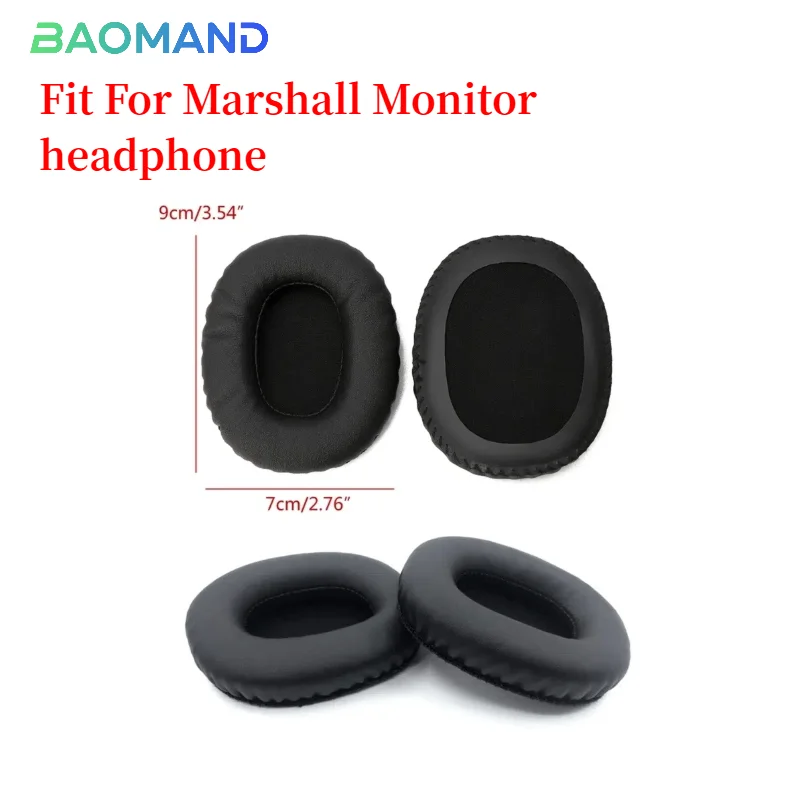 

Replacement Protein Leather Ear Pads Cushion Cover Earpads for Marshall Monitor Headset