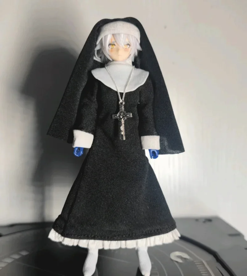 

P3-5 1/12 Sodier Nun Clothes Nun's Outfit Model for 6" azone12 figma shf 30ms Female