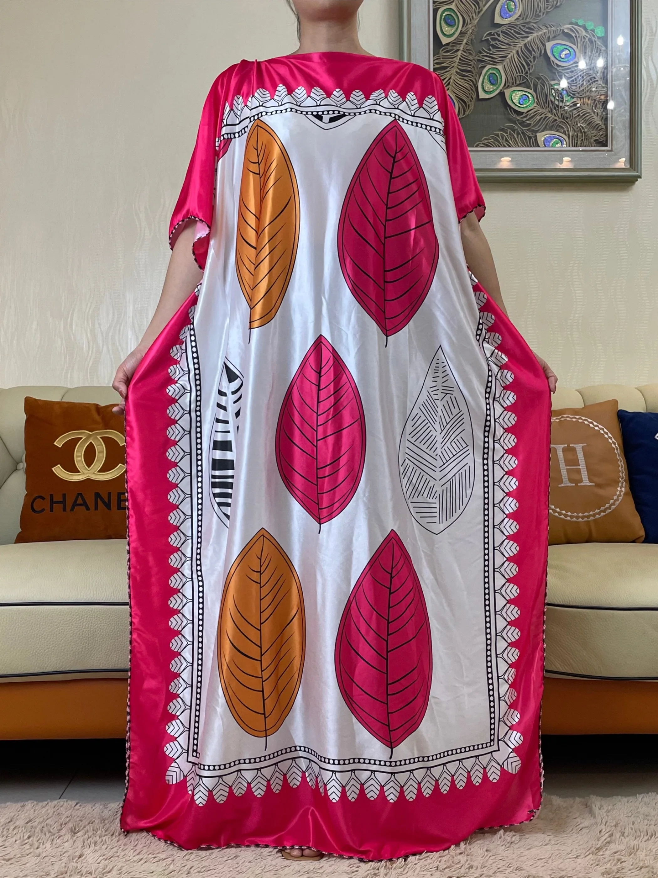 2023African Abaya For Women Kaftan Islamic Summer Clothing Wth Scarf African Printed Fabric Dress  Mubarak Dubai Femme Luxury