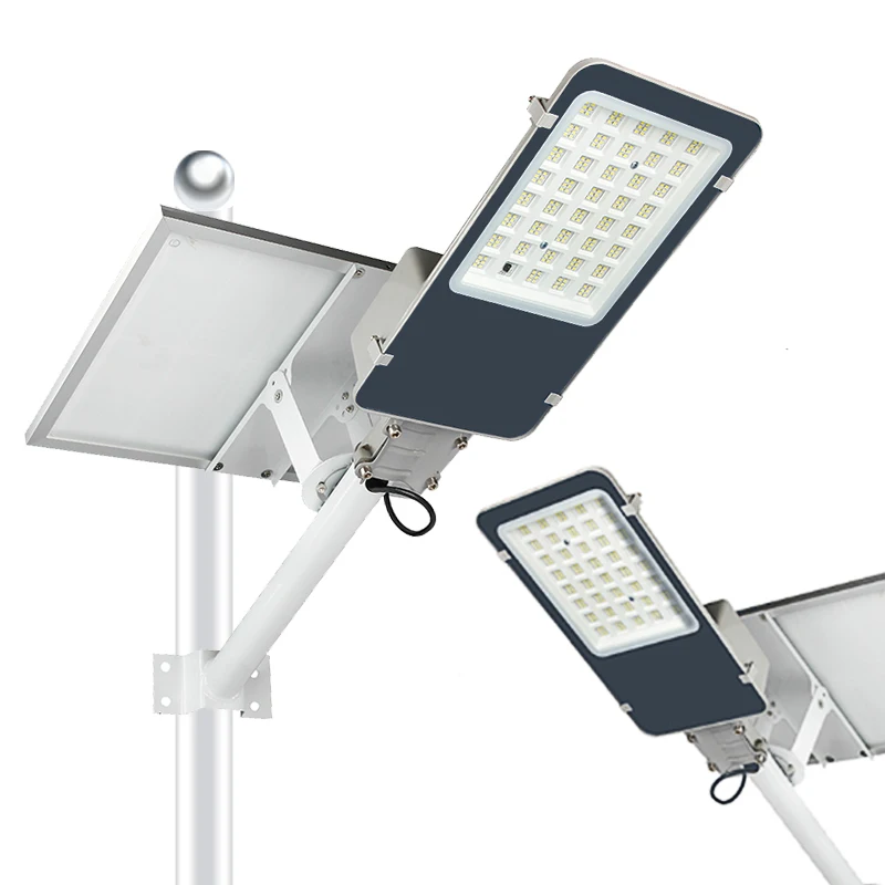 All-in-One LED Solar Street Light Die-Cast Aluminum Waterproof Outdoor Use IP65 Rating ROHS Certified Flood Lights Road