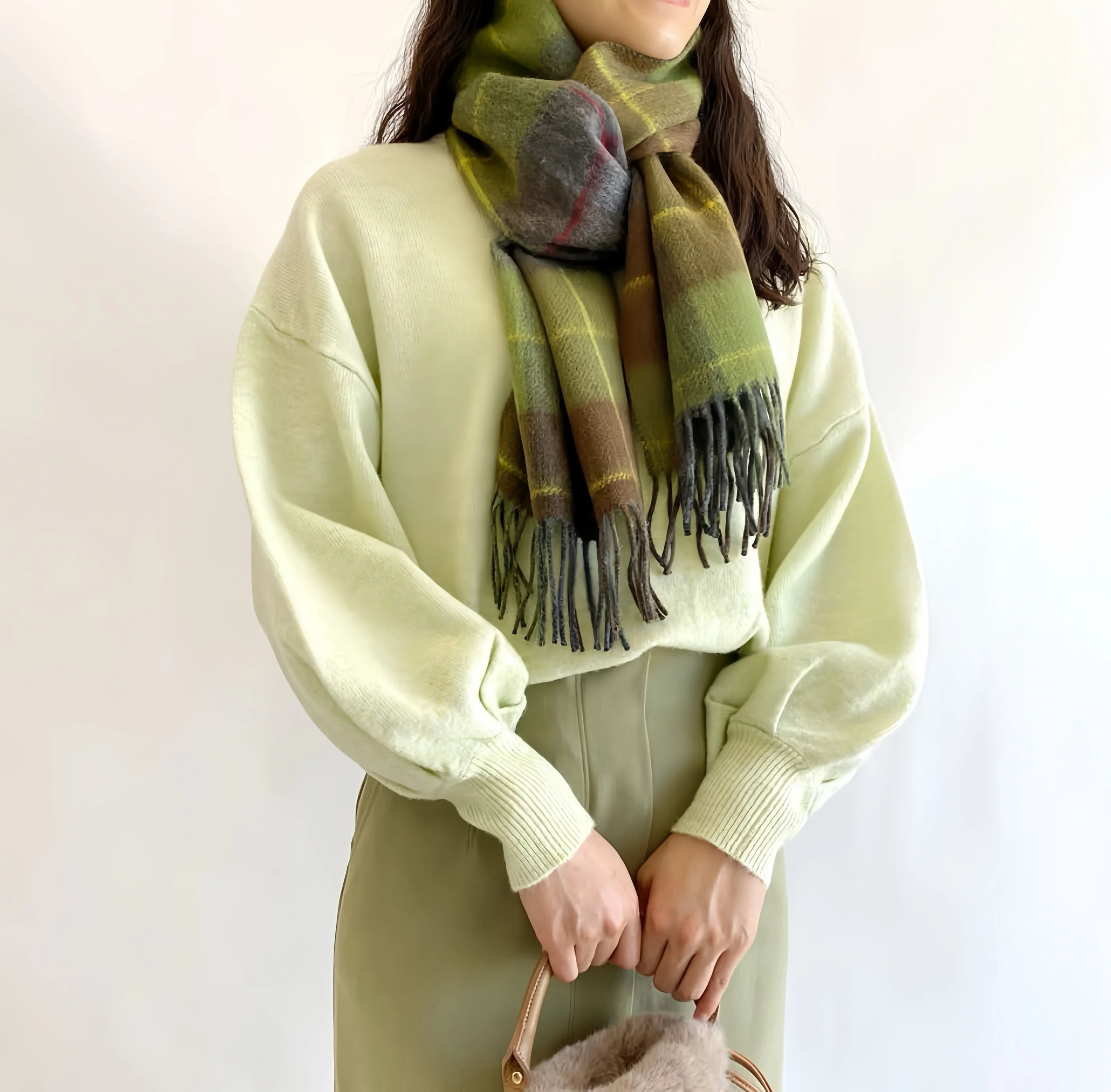 Suéter Suave para Viajes Diarios, Diseño Simple, Ajuste Cómodo, Marca Treasure, Otoño 2024, Prendas de Punto para Mujer, Otro...