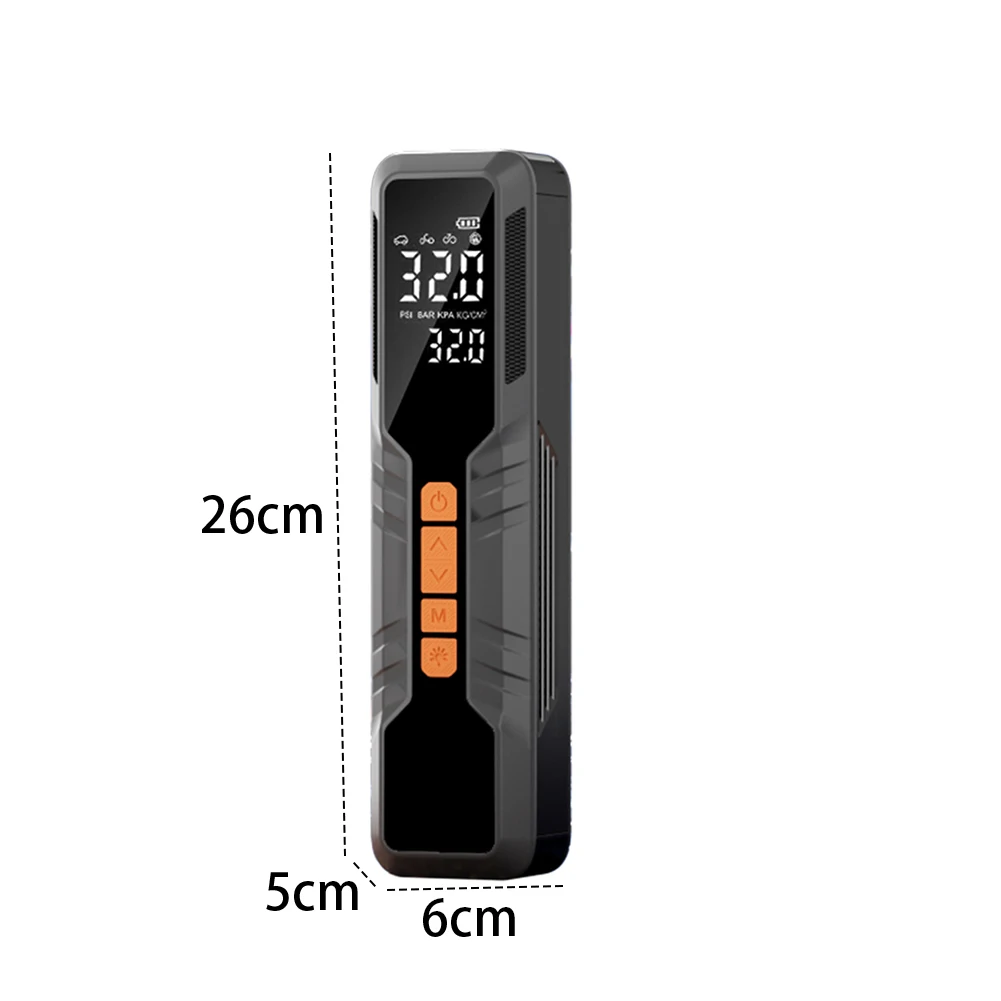 Mini compresseur d'air portable sans fil pour voiture, 150PSI, pompe électrique intelligente, gonfleur numérique, vélo, bateau, Hurcycles