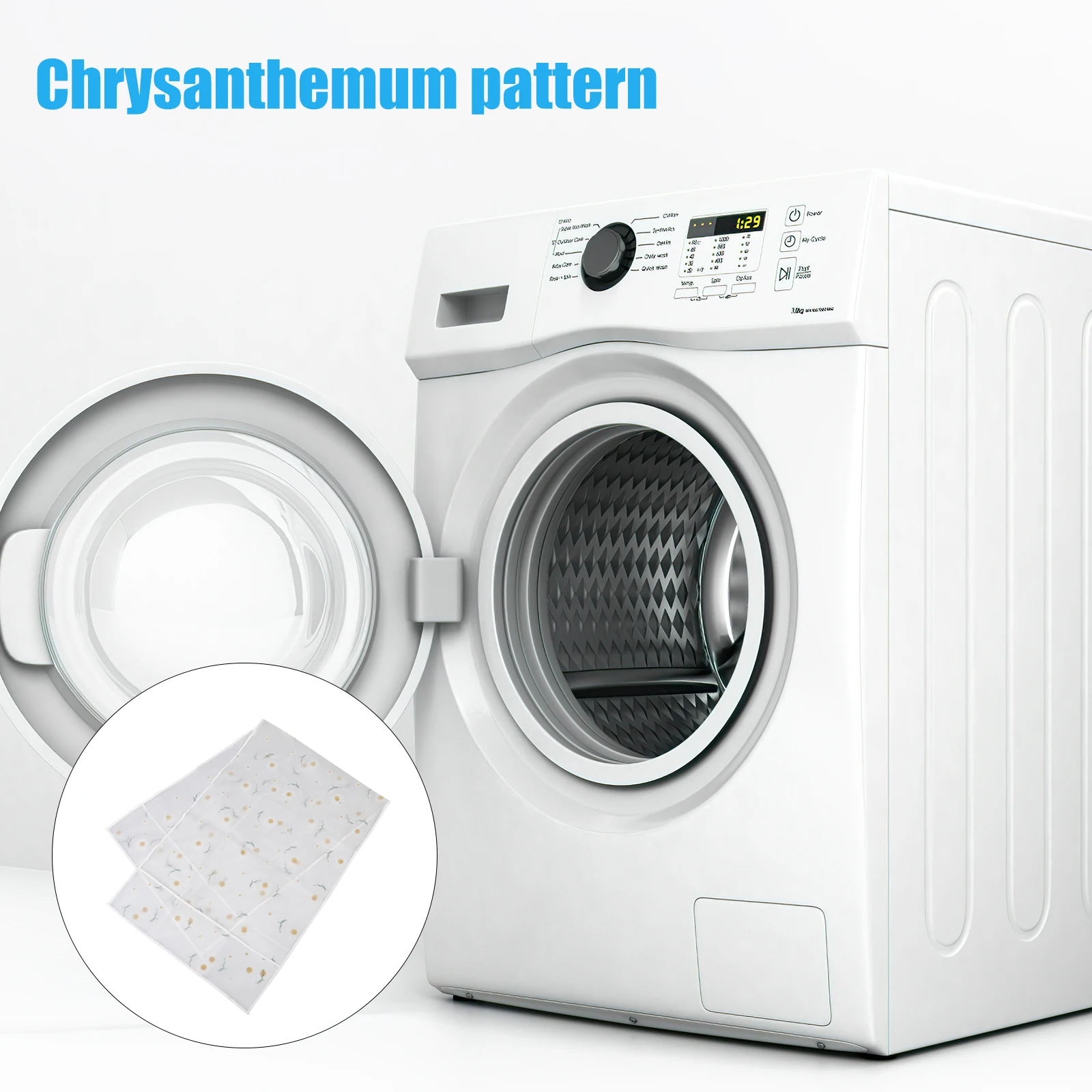 

Refrigerator Dustproof Cover Daisy Pattern Peva Waterproof Washing Machine Oven Appliance Storage Bag 54x130cm Appliance