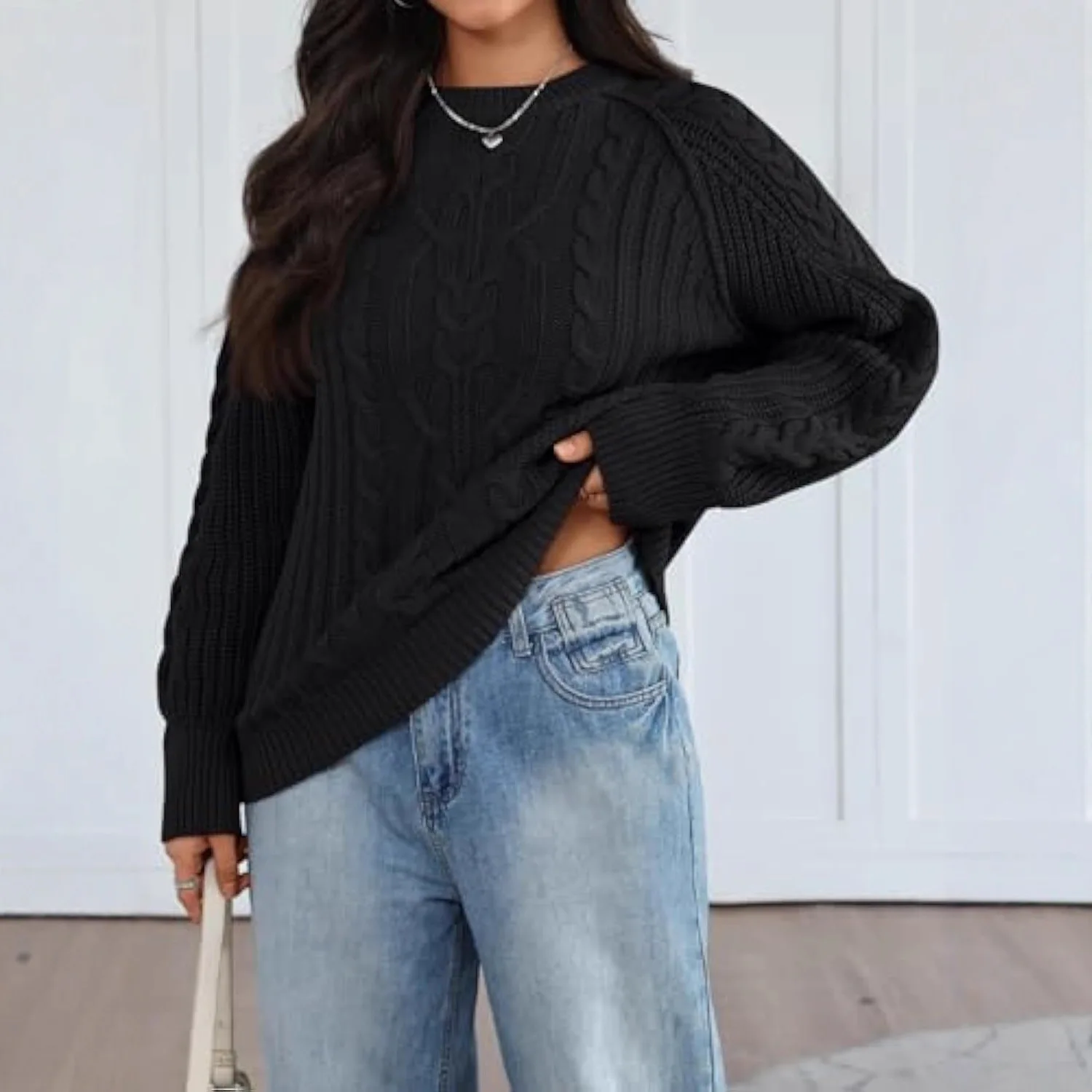 

2026 European And American Cross-Border Trade Women's Clothing Independent Station Amazon New Style Solid Color Casual Commuting