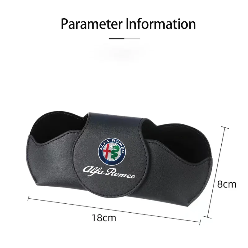 Car Glasses Case Holder Multi-function Clip for alfaromeo Giulia Giulietta Tonale Car Accessories