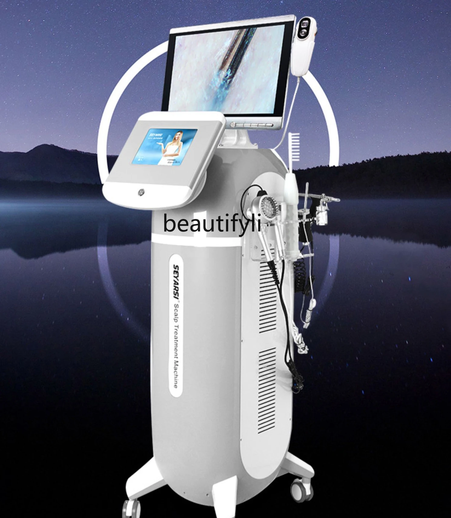 High-End Scalp Physiotherapy Instrument Head Maintenance Detection HD Hairdressing Hair Care Head Therapy Machine