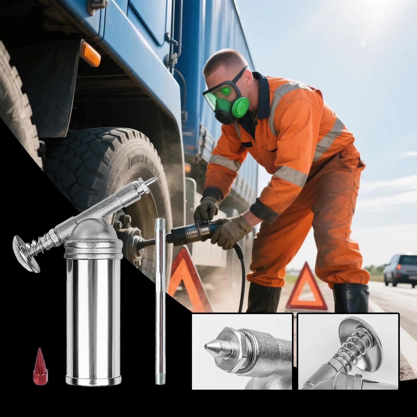 80cc Capacity Mini Grease Gun Machine Handheld High Pressure Oiler Hand Tools Alloy Multi Manual Grease Pump Car Accessories
