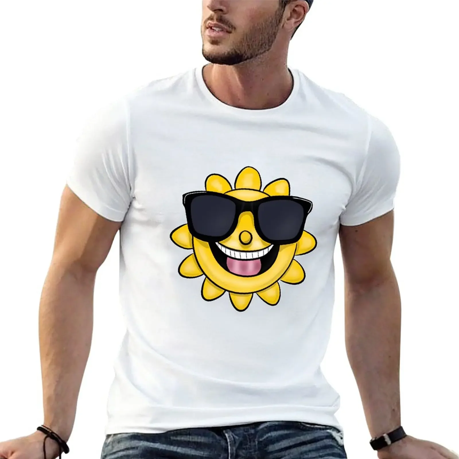 New Good Day, Sunshine T-Shirt plus size clothes for a boy street wear sublime men graphic t shirts