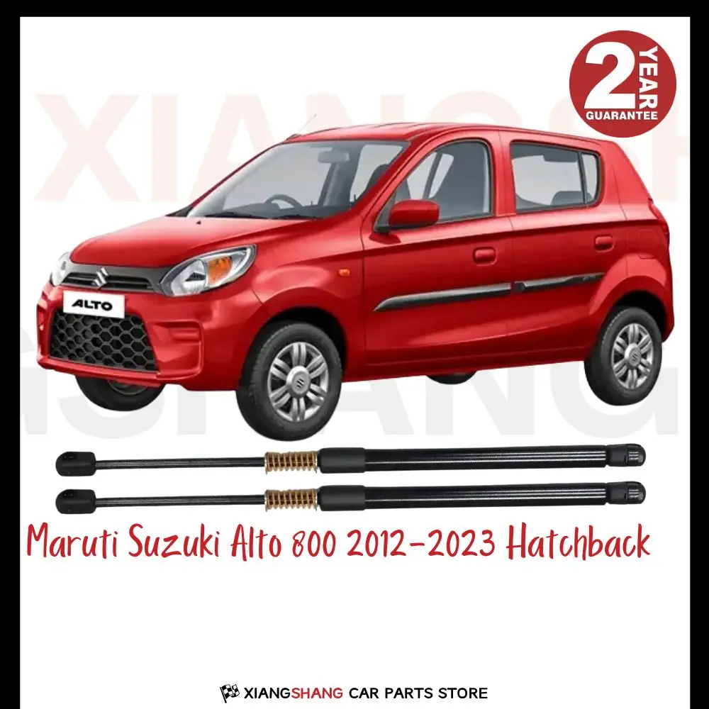 2pcs Rear Tailgate Damper for Maruti Suzuki Alto 800 2012-2023 Hatchback Tailgate WITH SPRING Trunk Boot Gas Charged Gas Struts