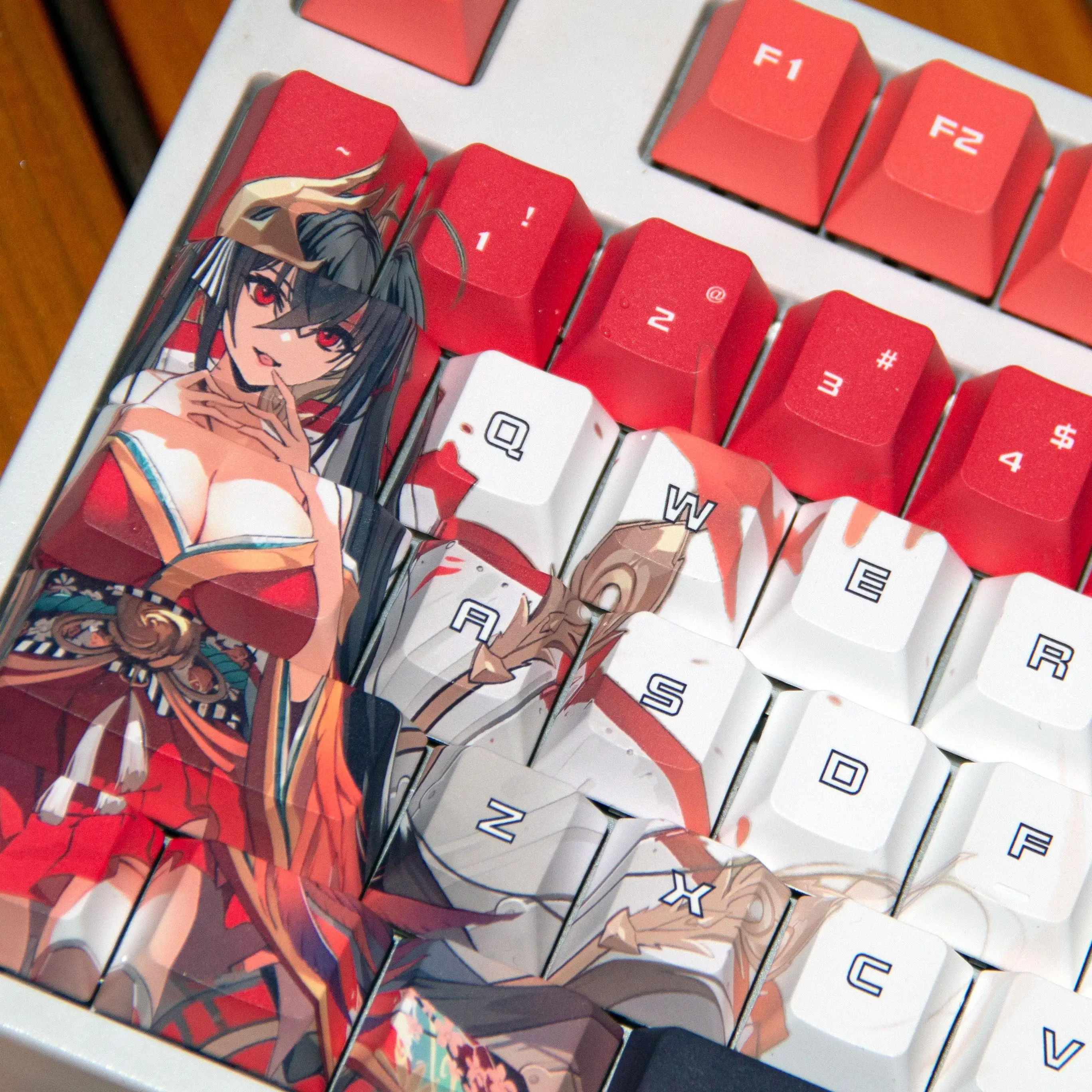 Azur Lane คีย์บอร์ด IJN Taih ō Keycaps Custom Keycaps KMS Prinz Eugen ความร้อนระเหิด Mechanical Keycaps