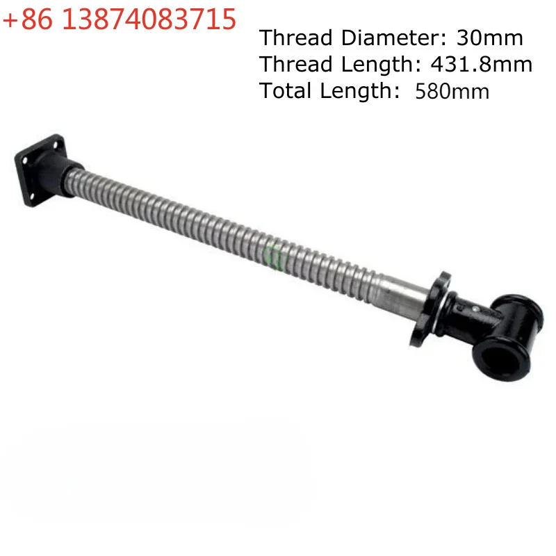Bench Screw 30mm Diameter Long Type Woodworking Clamp Workbench Vise Press Clamp, Extended Version 580mm