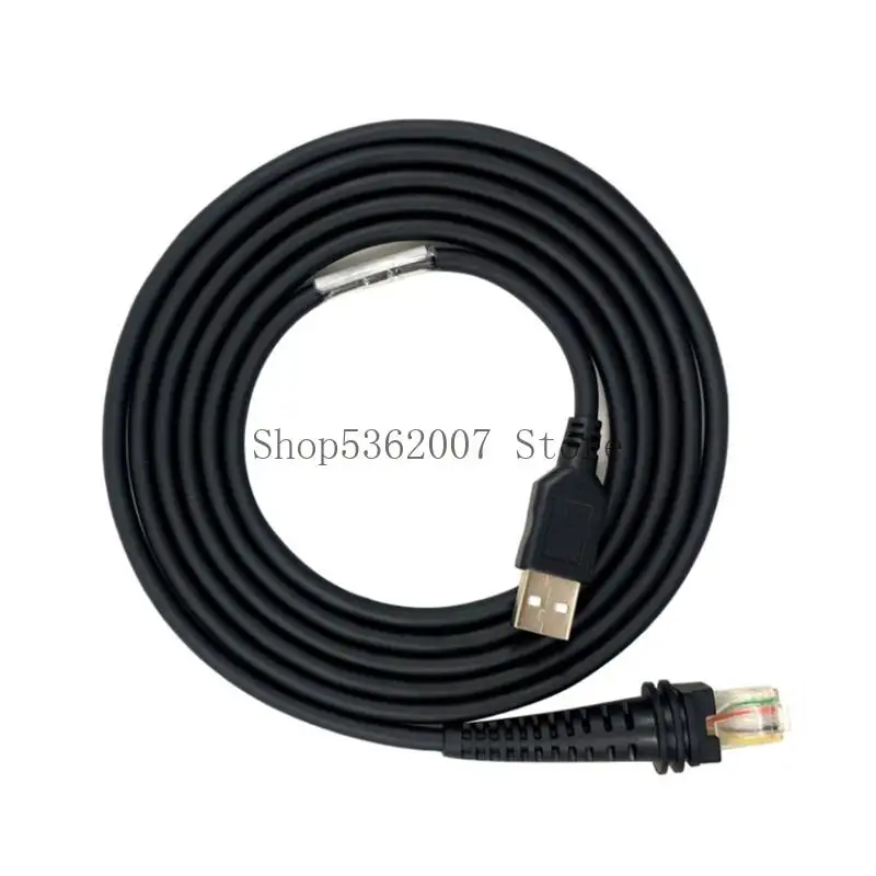 9FT USB Type A Scanner Cable Data Cables Extension Cord PVC Texture Replacement Wire Suitable for Scanning Operations 40JB