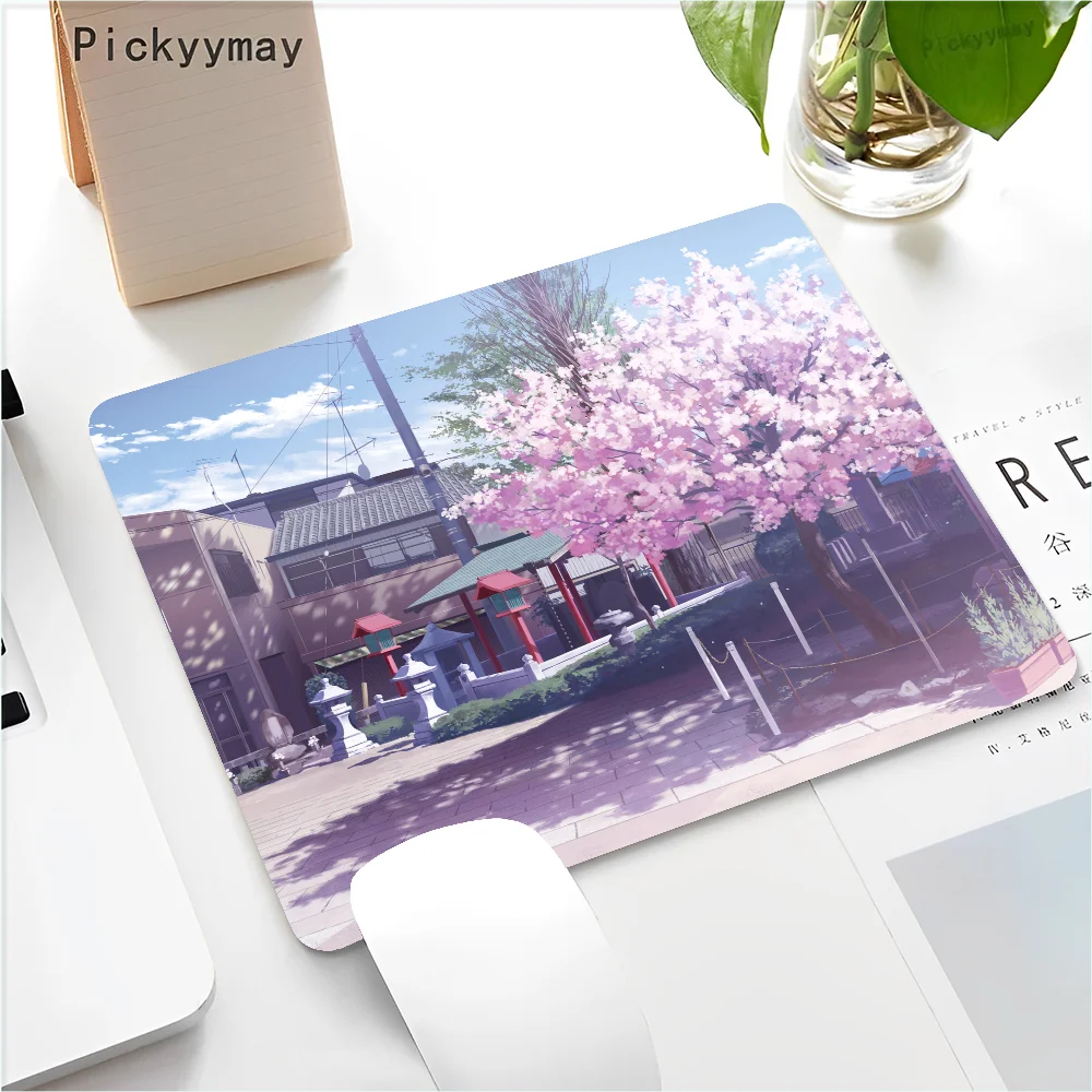 Anime Street Mousepad INS Tide Small Speed Version Game Computer Keyboard Office Table Mat Cheapest Cup Mats Deskpad Home Decor