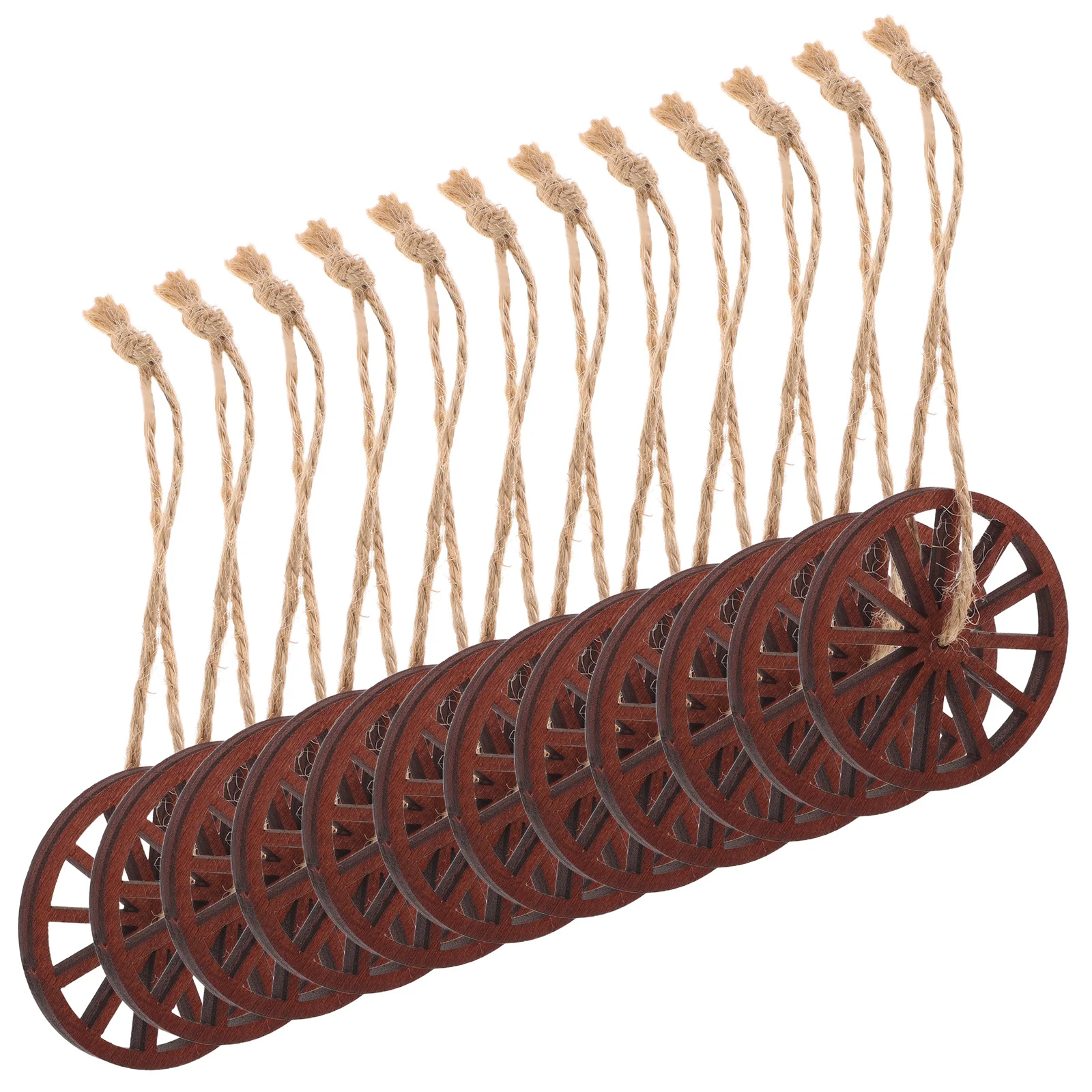 

12Pcs Natural Wood Vintage Wall Hangings Rustic Western Decor for Bedroom Living Room Bar Farmhouse Old Western