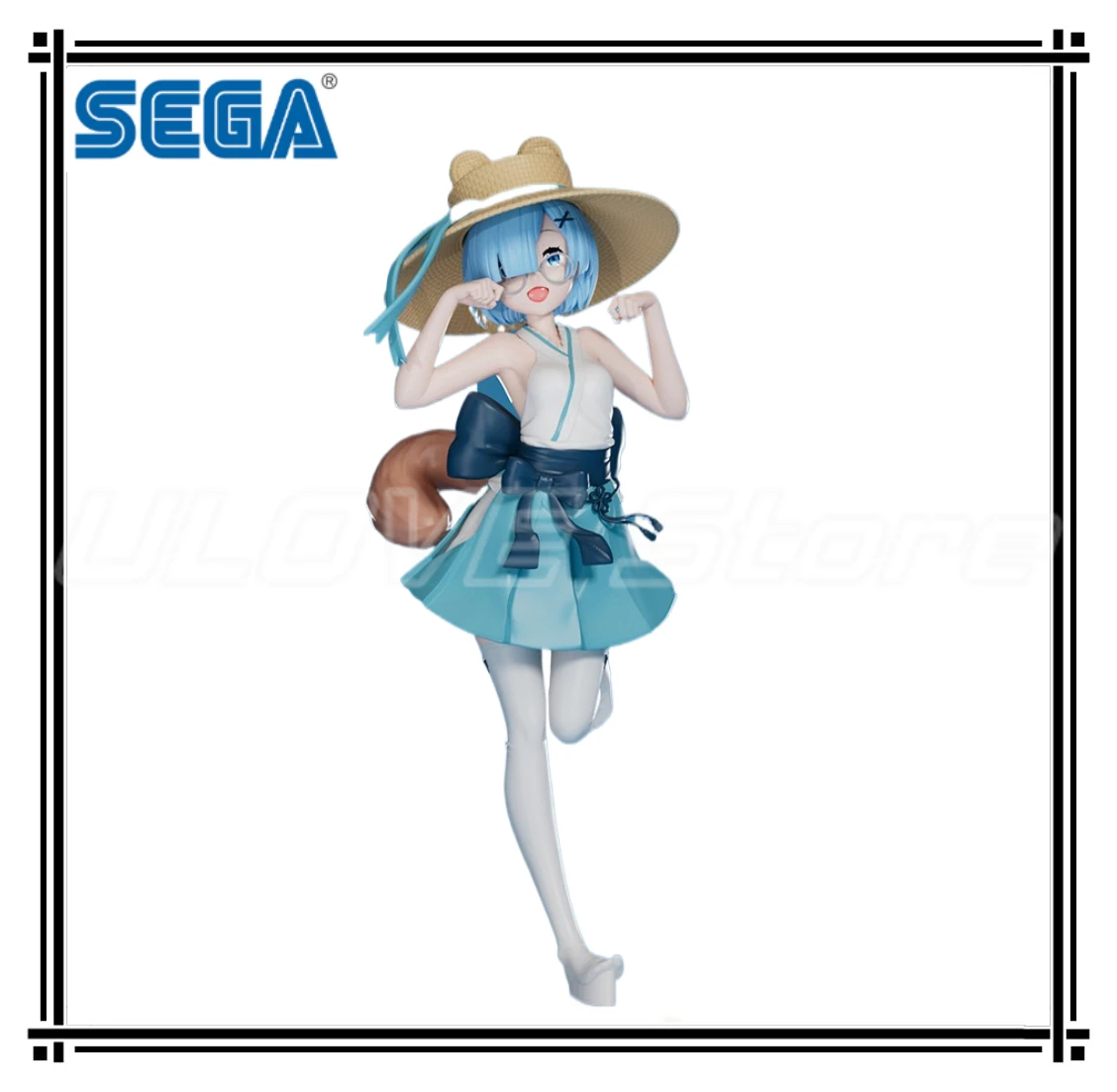 Em estoque original sega luminasta começando a vida em outro mundo ramu figuras de animação modelos coleção ornamentos de presente