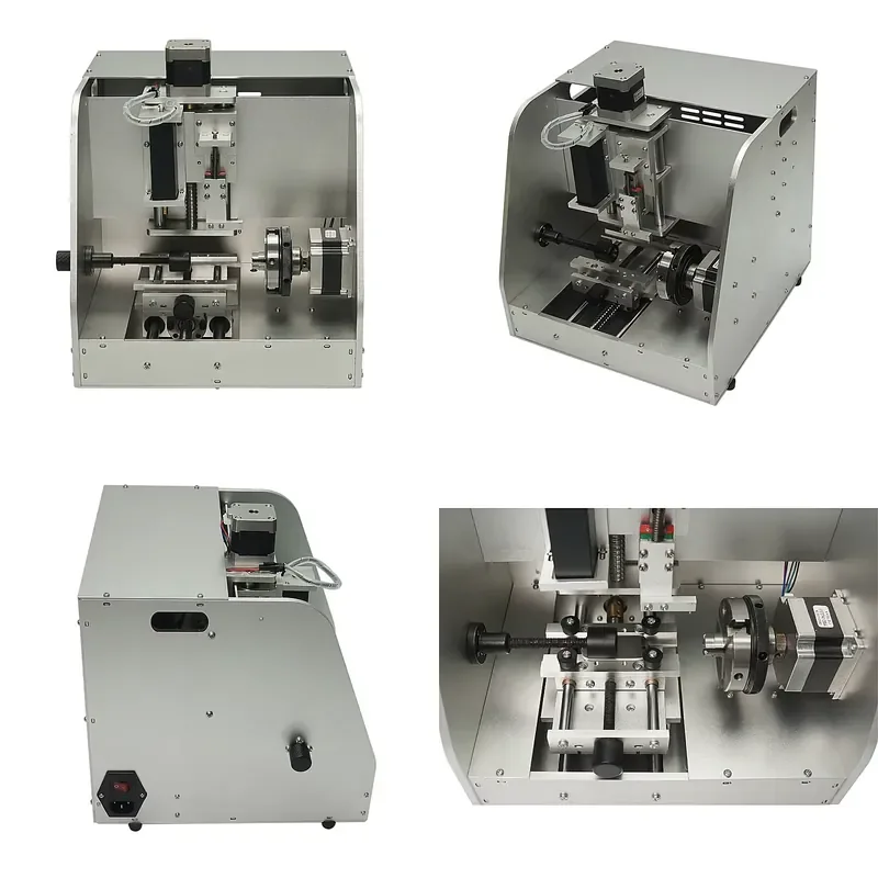 for LY-40 Jewelry Bracelet Ring Engraving Machine CNC Router Metal Milling Marking Machine with Offline Function Art CAM