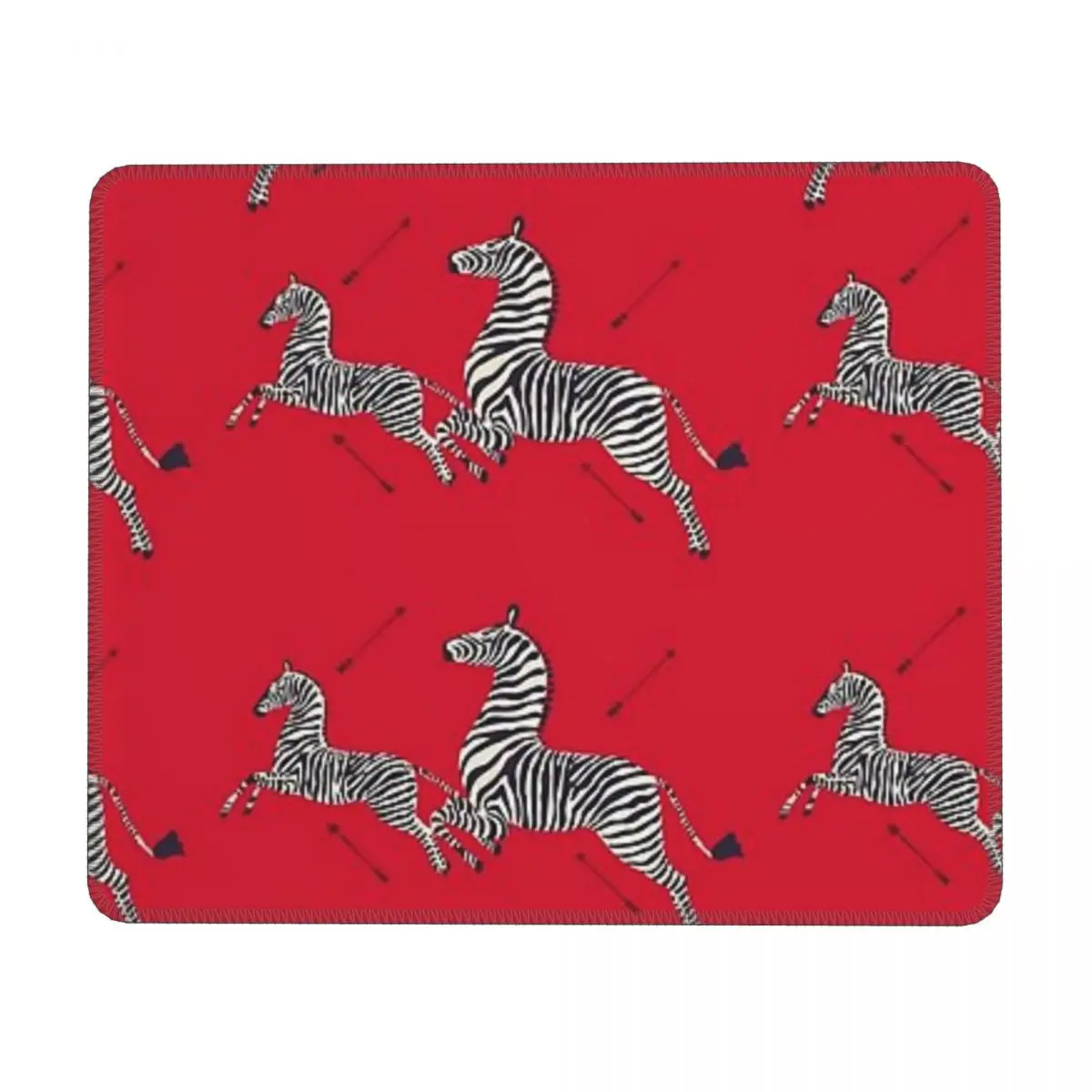 

Scalamandrﾩ Zebra (red) Mouse Pad Computer Laptop Non-slip Keyboard Desk Mat Mousepad