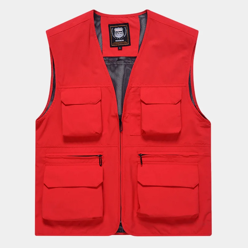 BOLUBAO 2024 gilet Casual da esterno per uomo cappotto sottile traspirante con tasche grandi gilet Casual di alta qualità per uomo