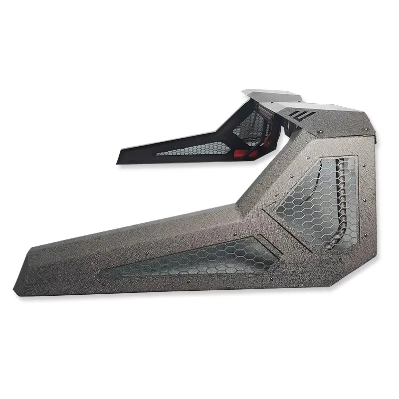 

Off-Road Gantry 4 LED Square Lights Aluminum Roll Cage Honeycomb Holes Mirror Rigid Plate Modified Pickup Truck Auto Partscustom