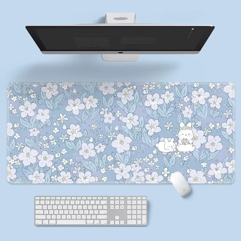 لوحة ماوس ألعاب كرتونية كبيرة جدًا غير قابلة للانزلاق ومقاومة للماء من خشب التوليب الصلب ملحقات الكمبيوتر المحمول #3