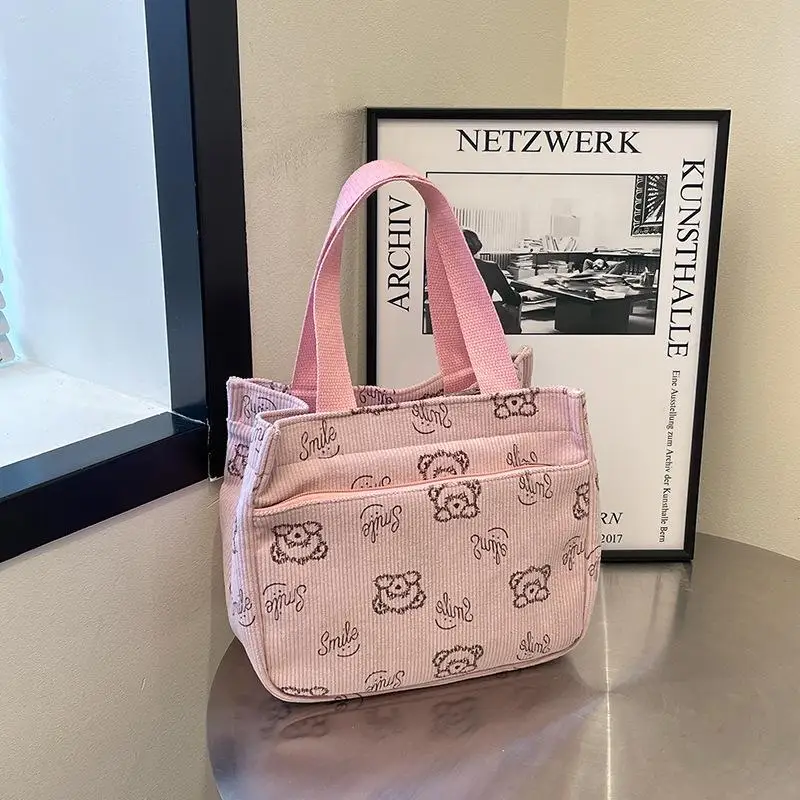 

1xCartoon Small Portable Handbag Thermal Lunch Bag Girls Food Box Durable Office Cooler Lunch Box Ice Insulated Case Camping Bag