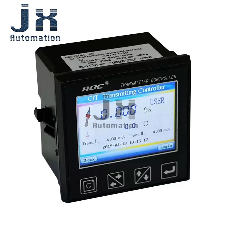 CREATE CCT-8301A Online Conductivity Resistivity TDS Temperature Controller 4‑20mA RS485 Modbus DC24V Water Quality Analyzer