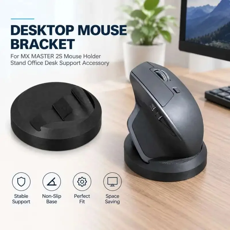 Mouse Stand For MX MASTER 2S Desktop Mouse Holder Bracket Ergonomic Desk Support Rack