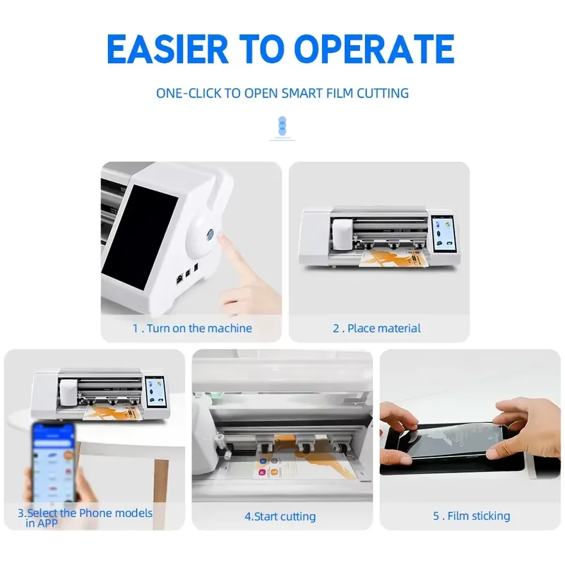 Automatic 60000+ Models Uv Hydrogel Screen Protector Film Die Intelligent Screen Protector Cutter Hydrogel Making Machine