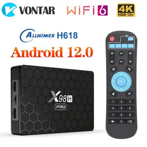 X98H TV Box Android 12 4GB 32GB Allwinner H618 Quad Core Cortex A53 Support  4K Wifi6 Google Voice Assistant Set Top Box 2G 16G - AliExpress