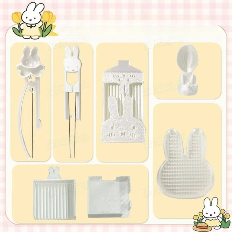 Cartoon Kawaii New Bean Spelling Tool Silk Handmade DIY Essential Cute Styling Easy To Operate Easy To Use Good Looking Miffy