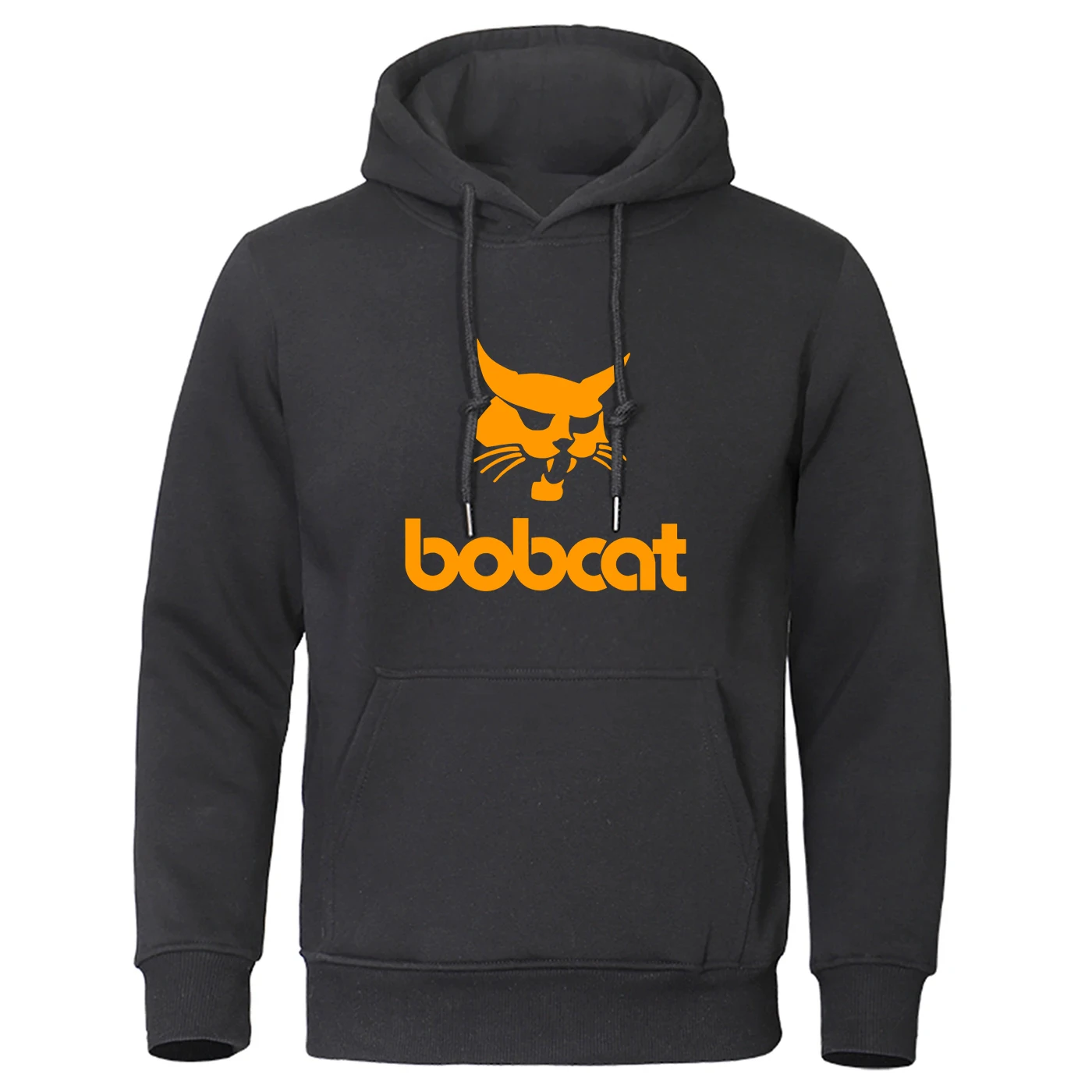 

Простые однотонные худи-пуловеры с принтом логотипа Bobcat Heavy Equipment, легкие, приятные к телу, бестселлер